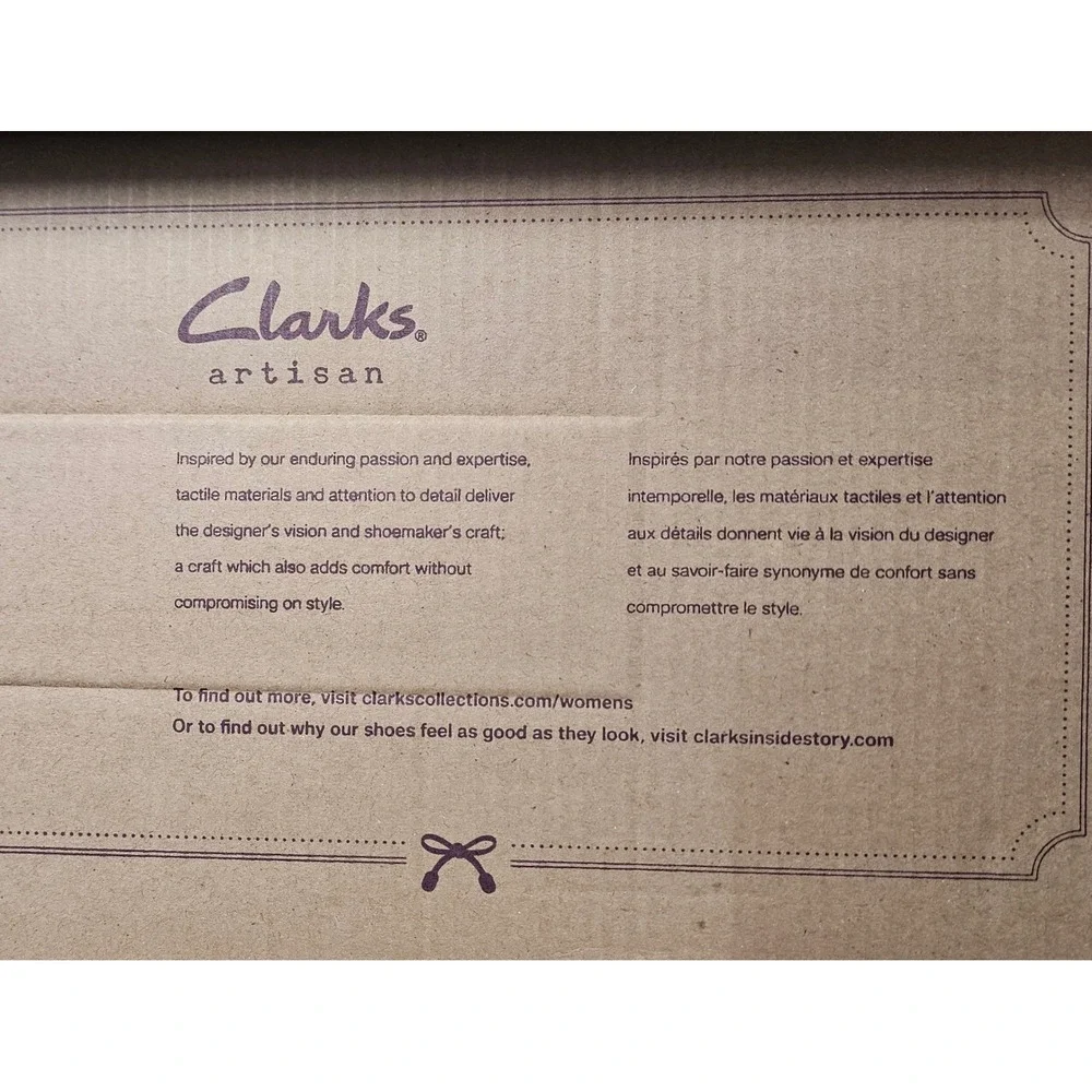 Clarks‎ Daelyn Hill Aubergine Suede Slip On Ballet Flats Women's 6W NIB